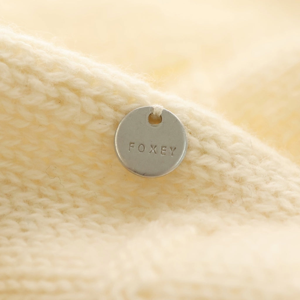 FOXEY(フォクシー) ファー付きマフラー アイボリー レディース
