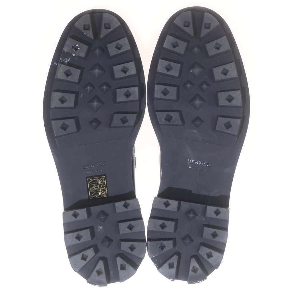 HERMES(エルメス) ファンク レザーブーツ ブラック #37.5 レディース