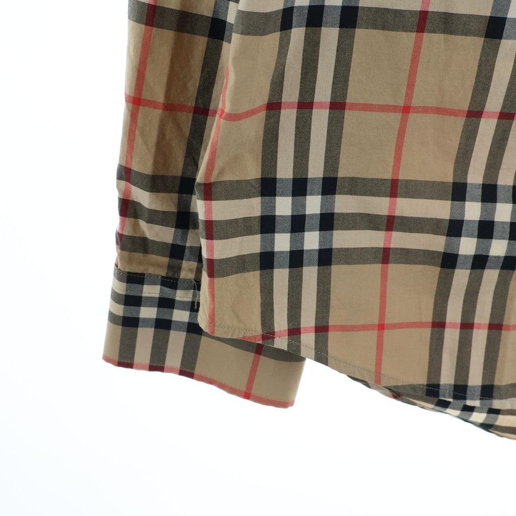 BURBERRY(バーバリー) ヴィンテージチェック柄長袖シャツ ベージュ 8038521