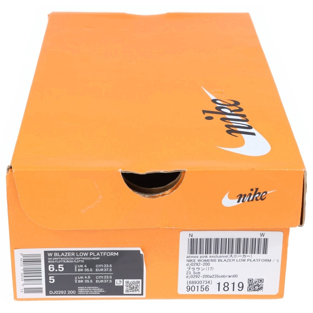 NIKE(ナイキ) W BLAZER LOW PLATFORM ローカットスニーカー シューズ ブラウン DJ0292-200 レディース