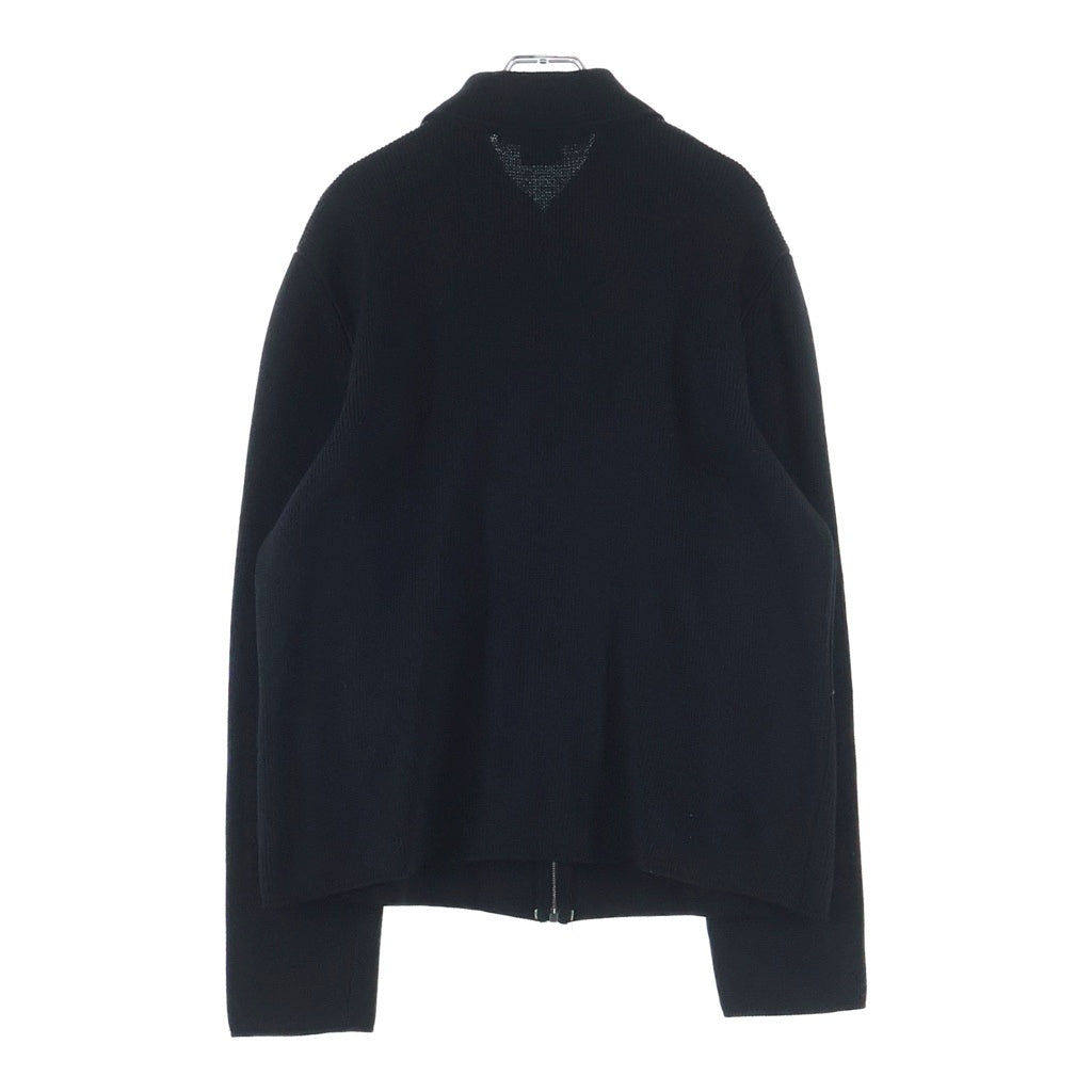 GUCCI(グッチ) ジップアップ 長袖 ニット セーター カーディガン ブラック