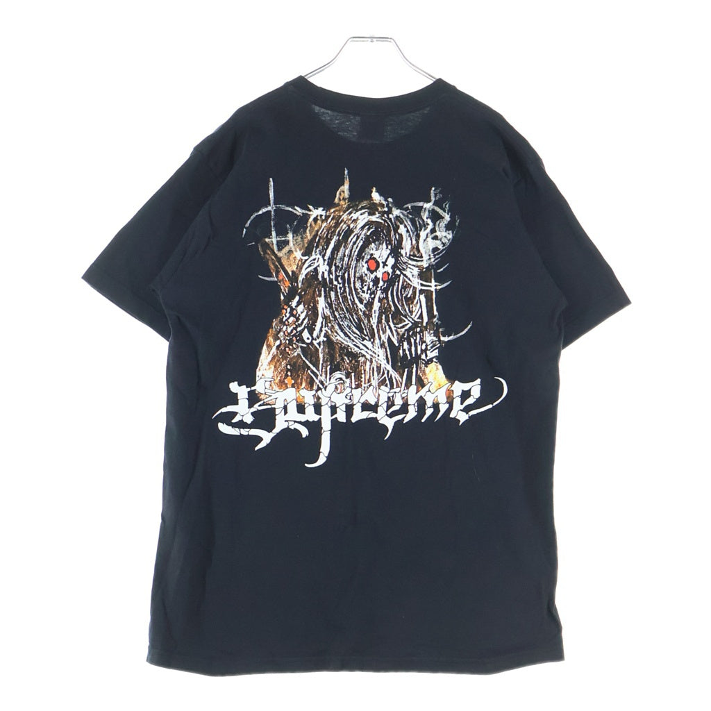 SUPREME(シュプリーム) 24AW Satan Tee サタン ロゴプリント 半袖Tシャツ カットソー ブラック