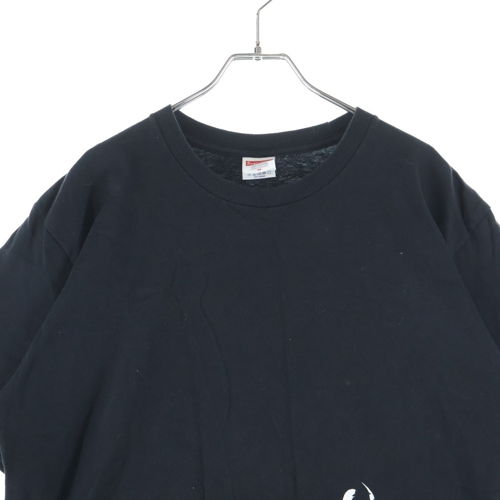 SUPREME(シュプリーム) 24AW Satan Tee サタン ロゴプリント 半袖Tシャツ カットソー ブラック
