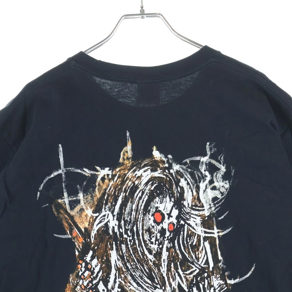 SUPREME(シュプリーム) 24AW Satan Tee サタン ロゴプリント 半袖Tシャツ カットソー ブラック