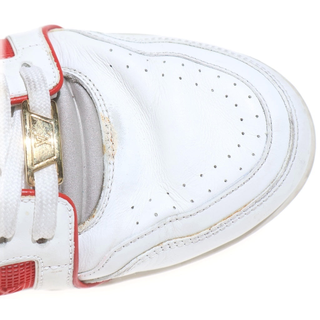 LOUIS VUITTON(ルイヴィトン) トレイナーライン ハイカットスニーカー ホワイト×レッド #8