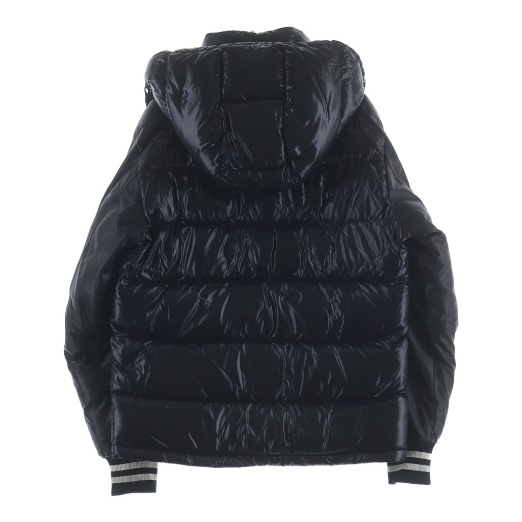 MONCLER(モンクレール) ベルコールダウンジャケット ブラック ナイロン×レザー #1 H20911A00190