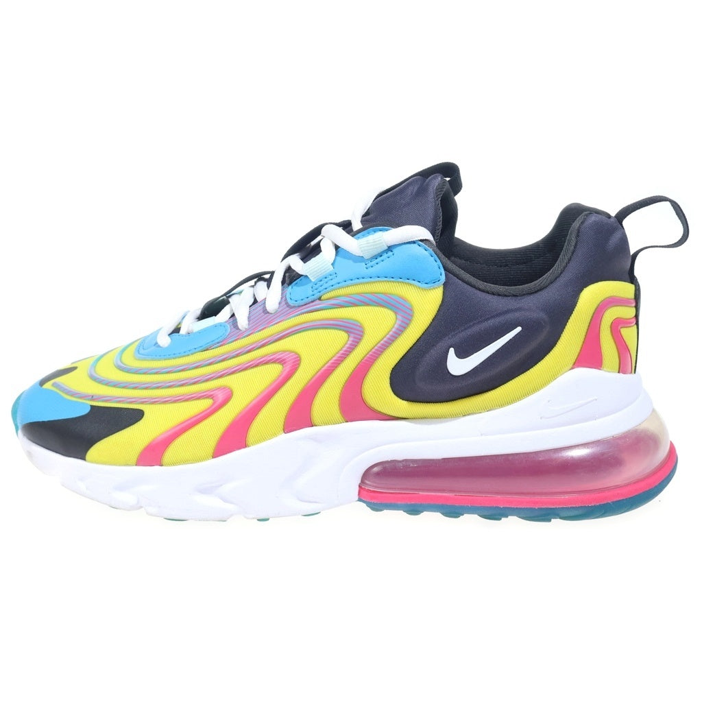 NIKE(ナイキ) AIR MAX 270 REACT ENG エアマックス リアクト ローカットスニーカー イエロー/ブルー US8/26cm CD0113-400