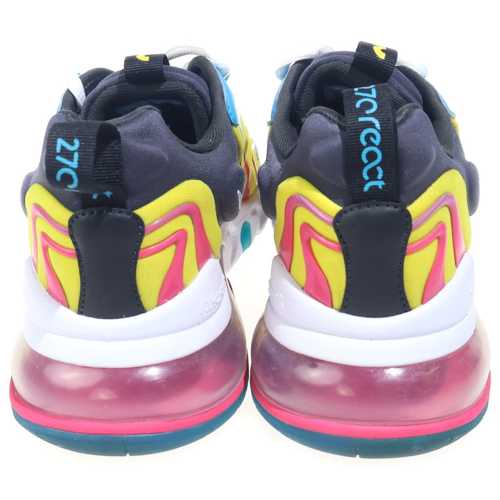 NIKE(ナイキ) AIR MAX 270 REACT ENG エアマックス リアクト ローカットスニーカー イエロー/ブルー US8/26cm CD0113-400