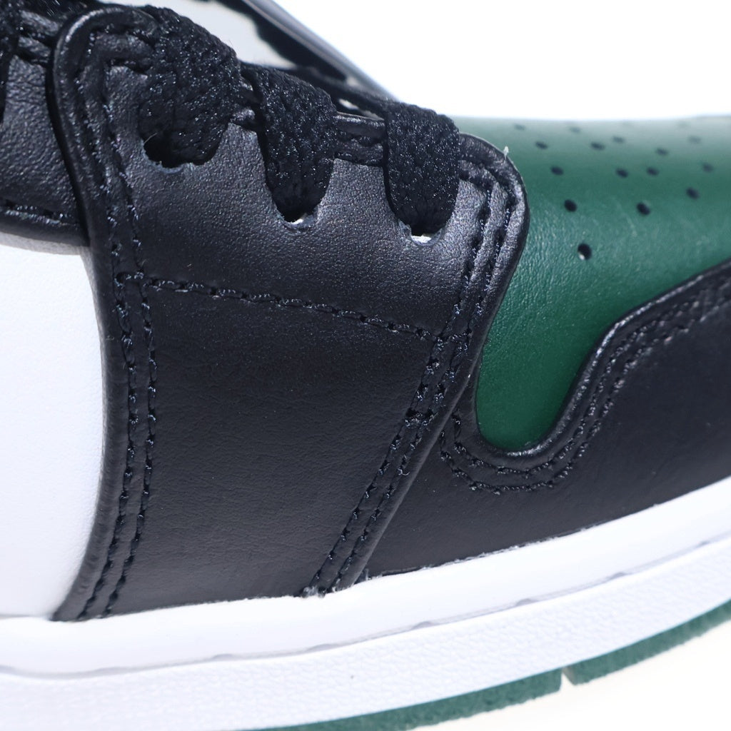 NIKE(ナイキ) AIR JORDAN 1 LOW GREEN TOE エアジョーダン 1 ローカットスニーカー グリーン/ブラック US8/26cm 553558-371