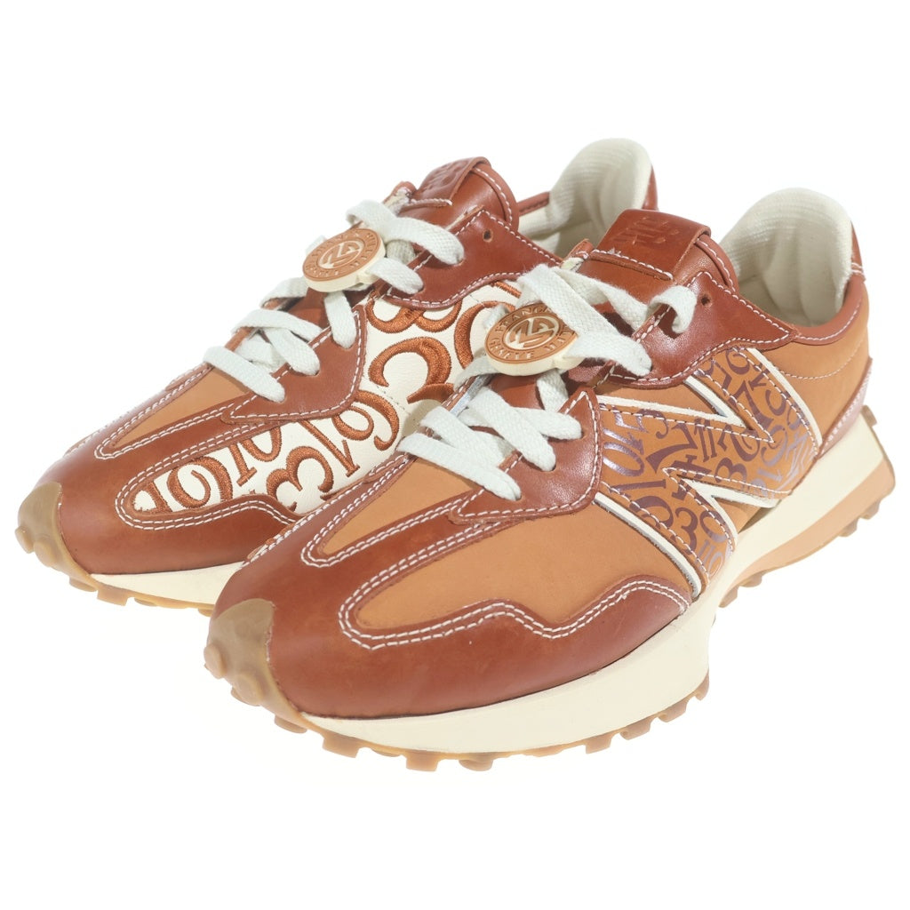 New Balance(ニューバランス) MS327FMC ×Frank Muller フランクミュラー レザー ローカットスニーカー ブラウン #US10.5/28.5cm