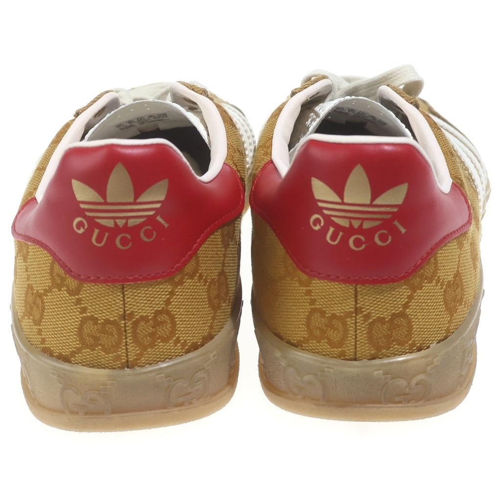 adidas(アディダス) ×GUCCI GAZELLE グッチ ガゼル GGキャンバス ローカットスニーカー ブラウン US10.5/28.5cm HQ8850