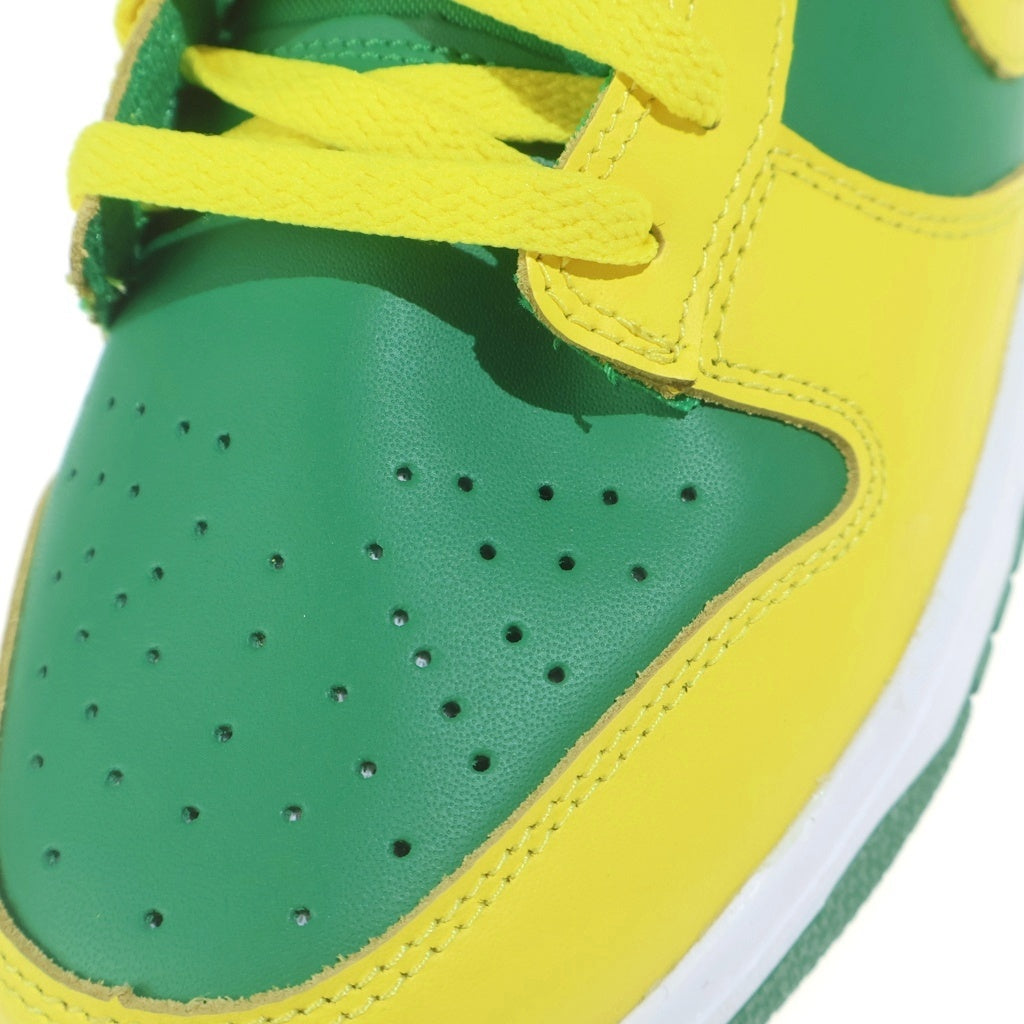 NIKE(ナイキ) DUNK LOW REVERSE BRAZIL DV0833-300 ダンク リバース ブラジル ローカットスニーカー グリーン/イエロー #US10/29cm