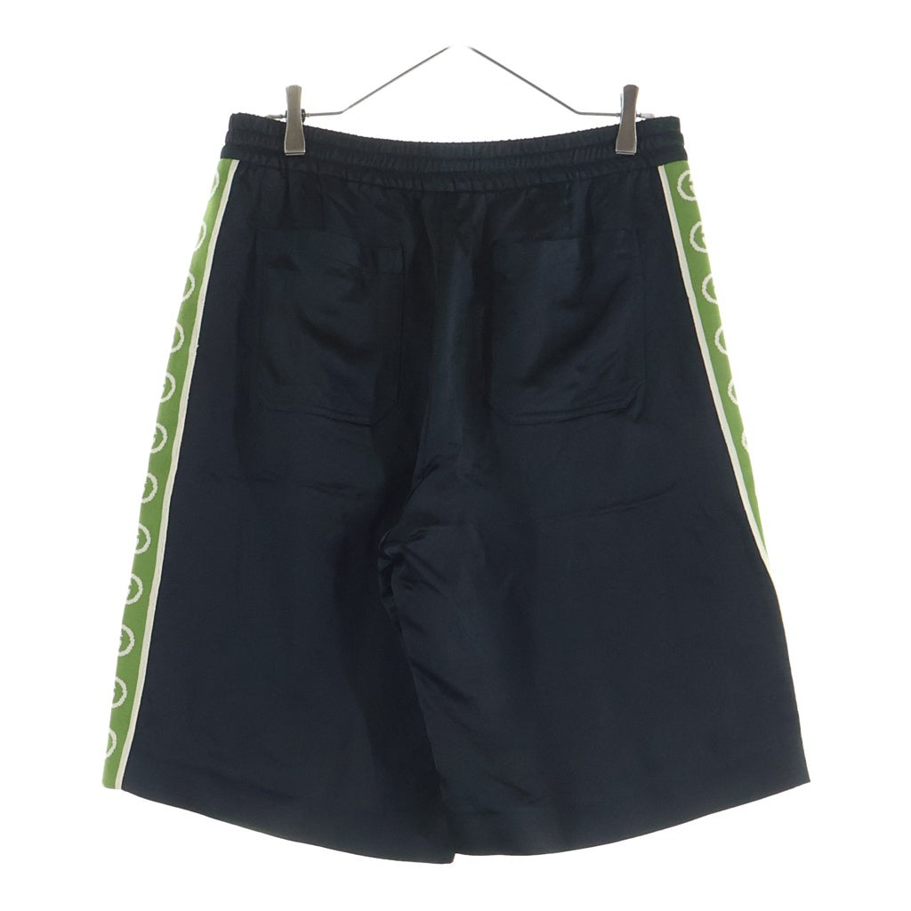 GUCCI(グッチ) Taped Logo テープロゴ ショートパンツ ハーフパンツ ショーツ ブラック #48 625893
