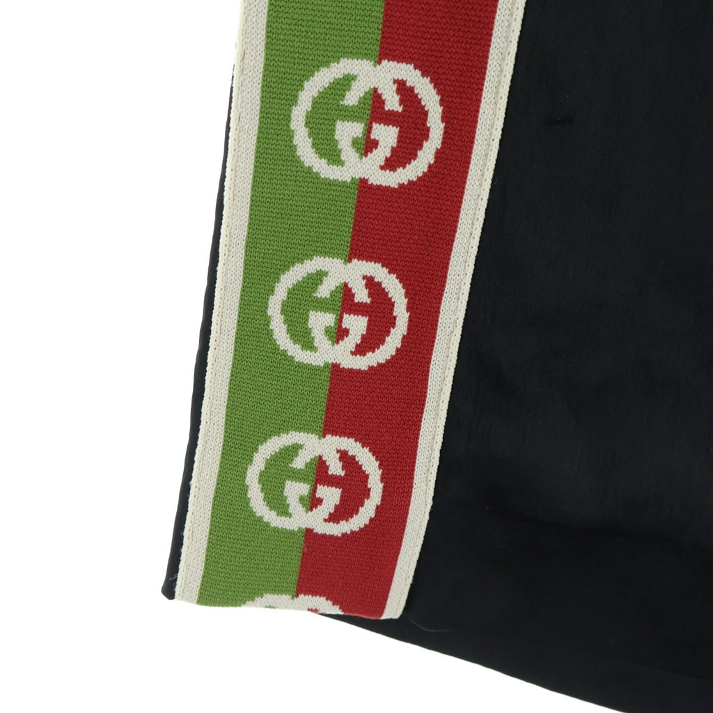 GUCCI(グッチ) Taped Logo テープロゴ ショートパンツ ハーフパンツ ショーツ ブラック #48 625893