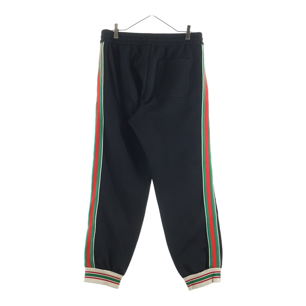 GUCCI(グッチ) 21AW GGジャガード ジョギングパンツ スウェットパンツ ブラック #L 663569