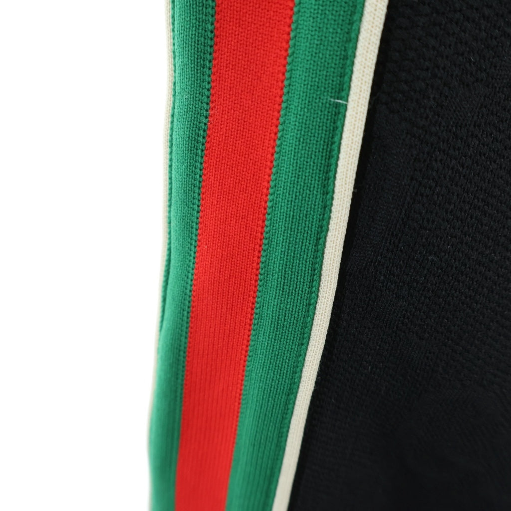 GUCCI(グッチ) 21AW GGジャガード ジョギングパンツ スウェットパンツ ブラック #L 663569