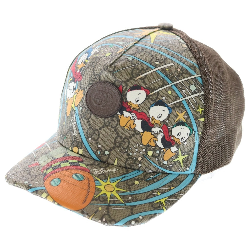 GUCCI(グッチ) グッチ×ディズニー GGスプリーム キャップ ベージュ #XL 648843