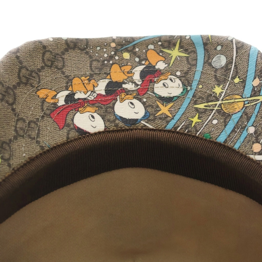 GUCCI(グッチ) グッチ×ディズニー GGスプリーム キャップ ベージュ #XL 648843