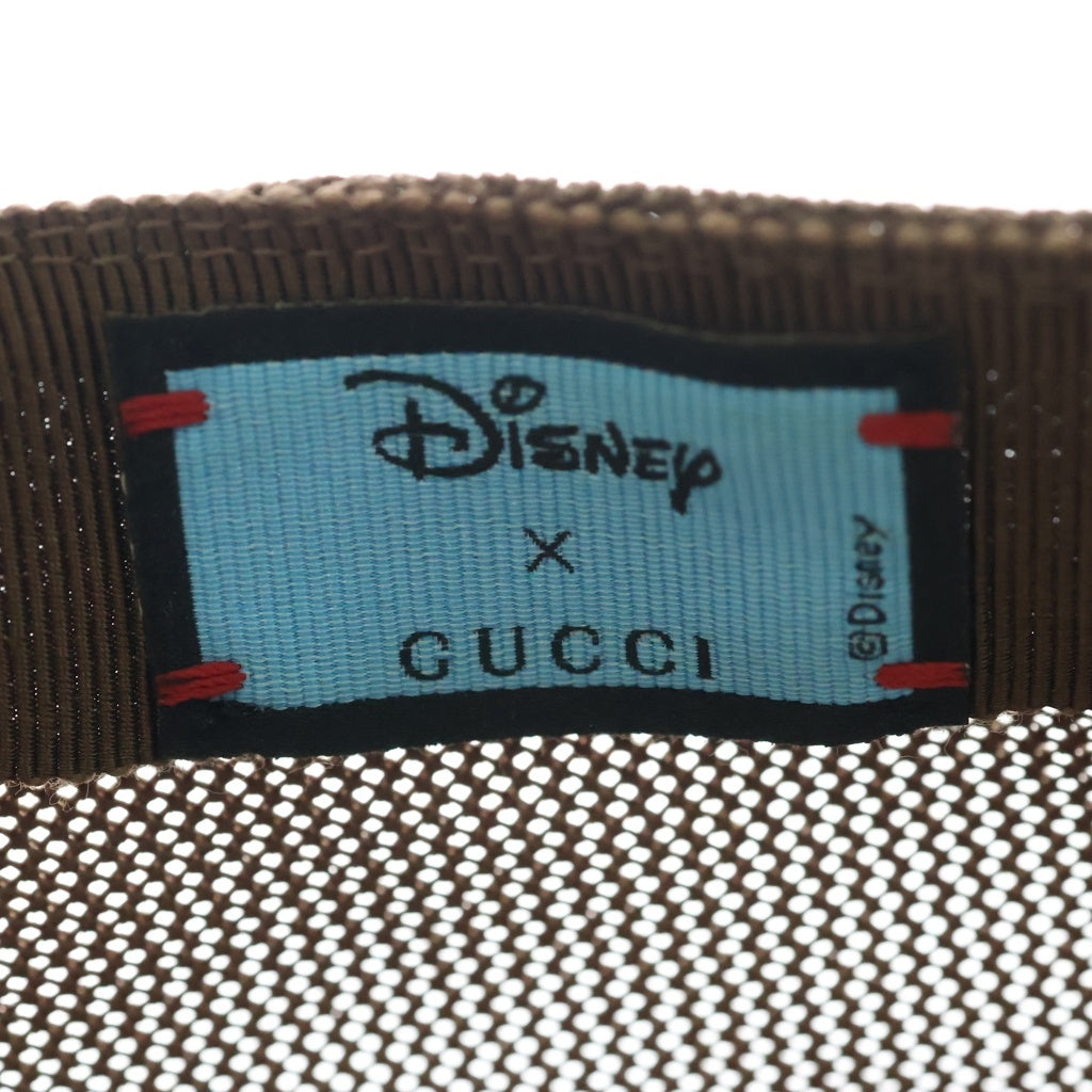 GUCCI(グッチ) グッチ×ディズニー GGスプリーム キャップ ベージュ #XL 648843