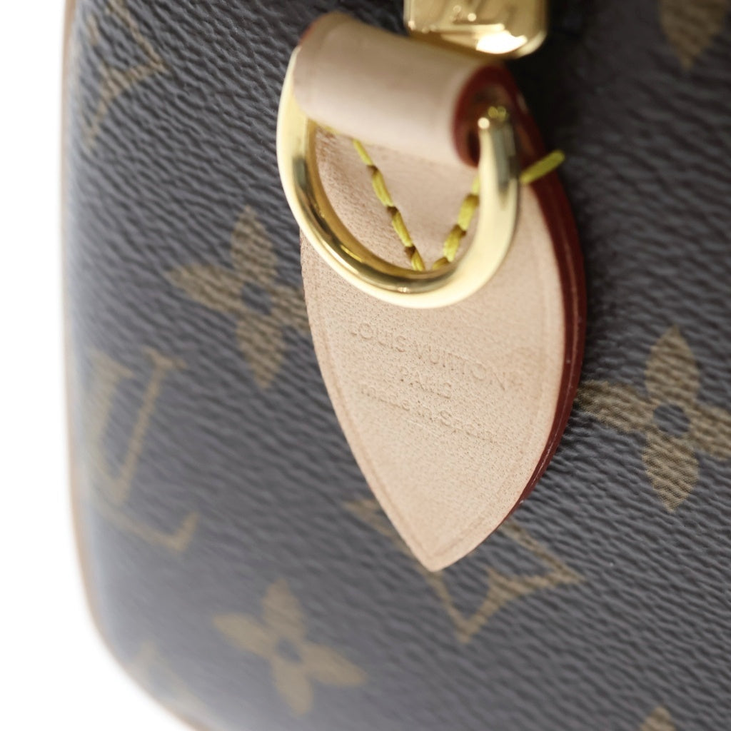 LOUIS VUITTON(ルイヴィトン) モノグラム スピーディバンドリエール20 2WAYバッグ ハンドバッグ ショルダーバッグ ブラウン レザー×PVC M46234 ゴールド金具 レディース