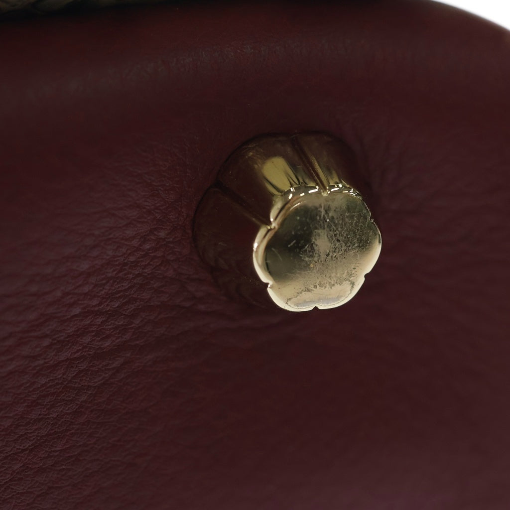 Salvatore Ferragamo(サルヴァトーレ フェラガモ) ジェットセット パイソン×レザー 2WAY ハンドバッグ ショルダーバッグ レッド レディース