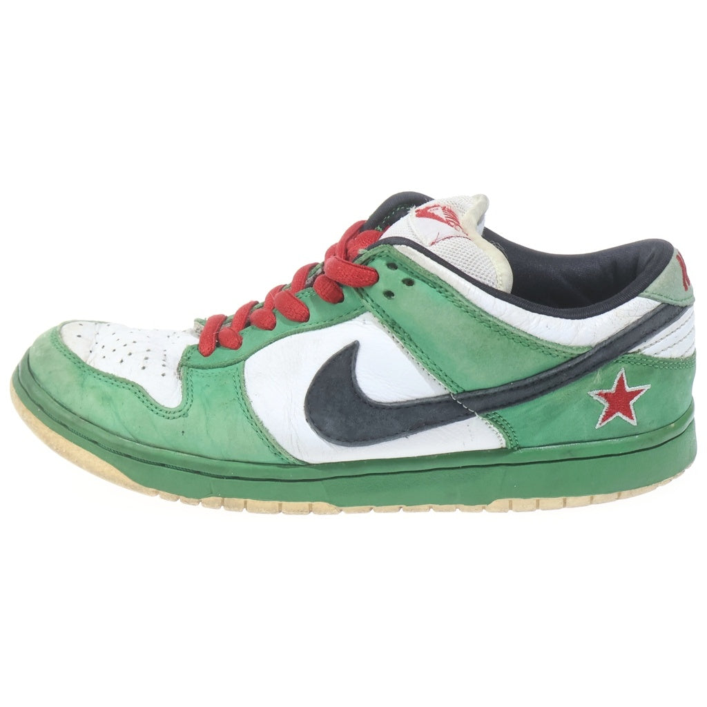 NIKE(ナイキ) DUNK LOW PRO HEINEKEN 304292-302 ダンク ローカットスニーカー グリーン×レッド #27.5
