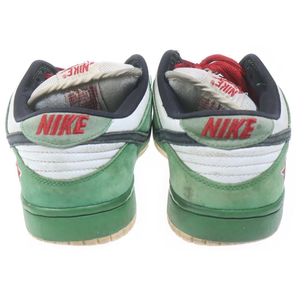 NIKE(ナイキ) DUNK LOW PRO HEINEKEN 304292-302 ダンク ローカットスニーカー グリーン×レッド #27.5