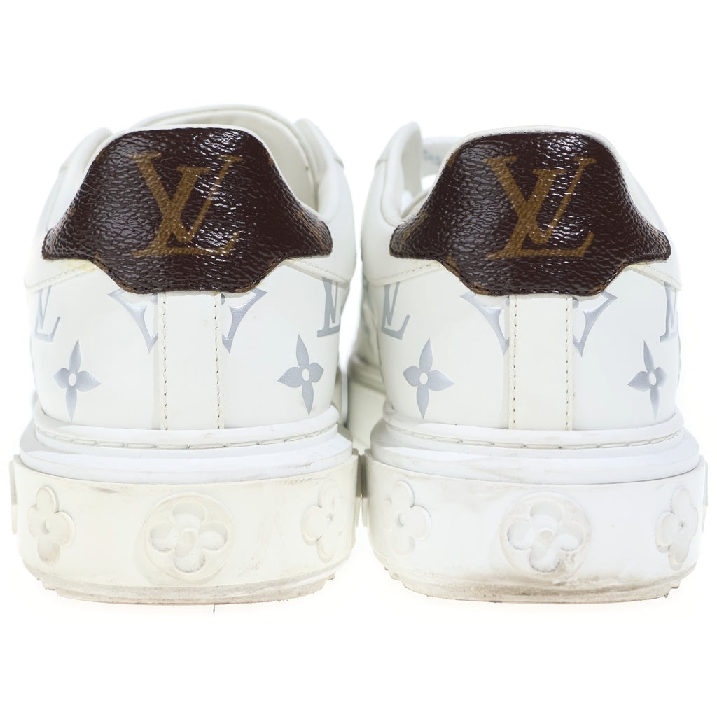 LOUIS VUITTON(ルイヴィトン) タイムアウトライン モノグラム レザースニーカー シューズ ロゴ ホワイト/ブラウン MS0291 レディース