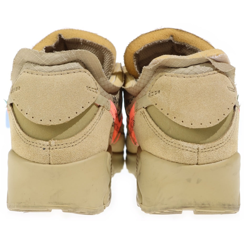 NIKE(ナイキ) ×OFF-WHITE AIR MAX 90 Desert Ore オフホワイト エアマックス デザート オレ ローカットスニーカー ベージュ US8/26cm AA7293-200