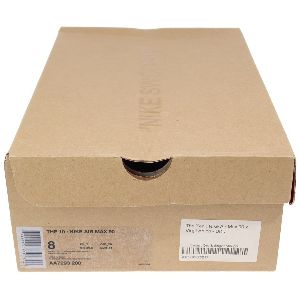 NIKE(ナイキ) ×OFF-WHITE AIR MAX 90 Desert Ore オフホワイト エアマックス デザート オレ ローカットスニーカー ベージュ US8/26cm AA7293-200