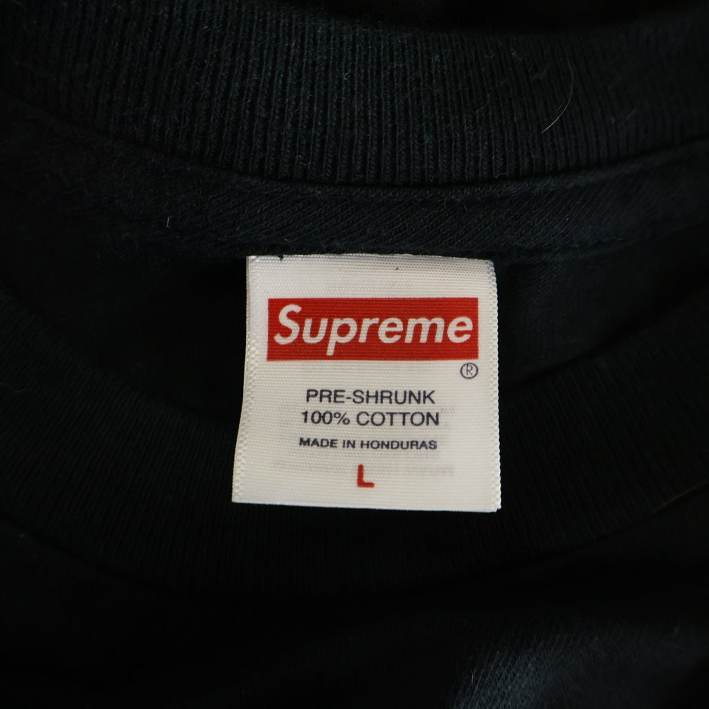 SUPREME(シュプリーム) SpongeBob SquarePants Castelli Racing L/S Tee スポンジボブ カステリ レーシング ロングスリーブ 長袖Tシャツ カットソー ブラック