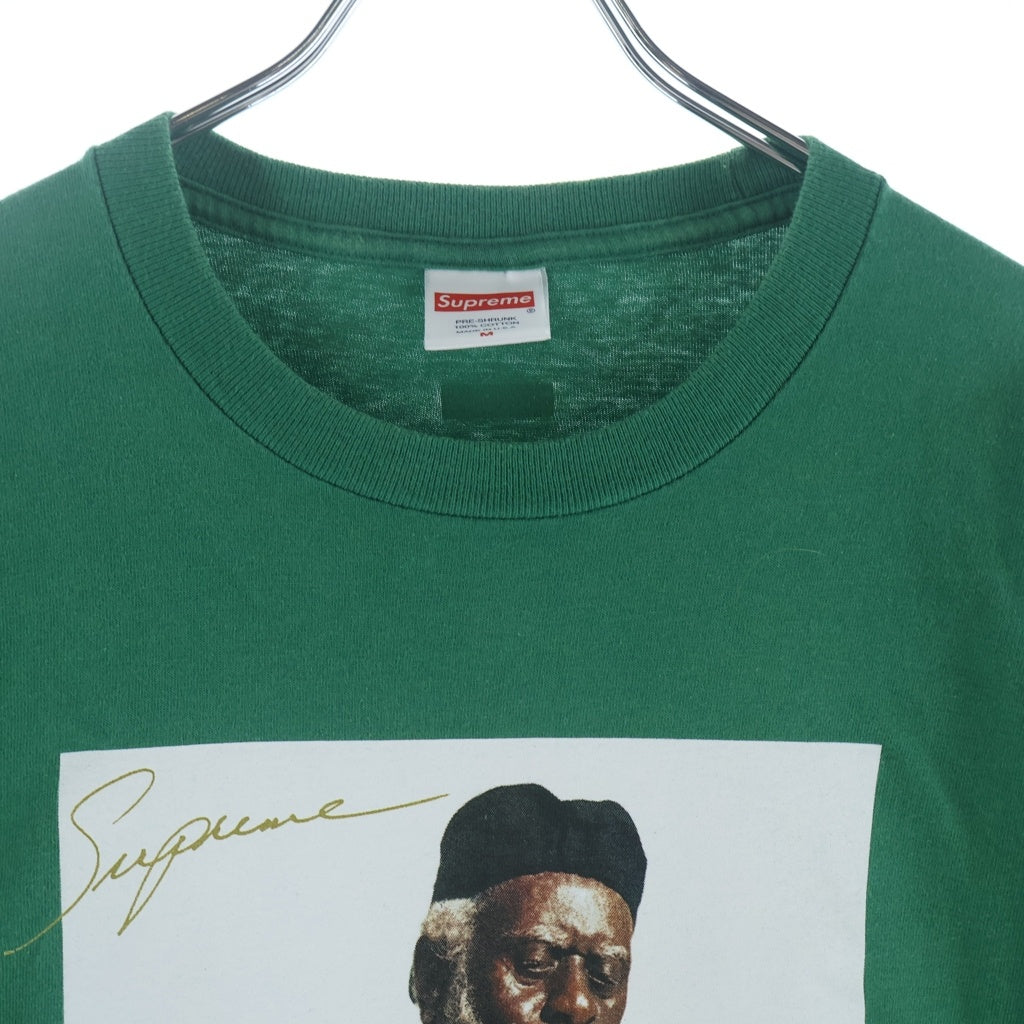 SUPREME(シュプリーム) Pharoah Sanders Tee ファラオ サンダース フォトプリント クルーネック 半袖Tシャツ カットソー グリーン
