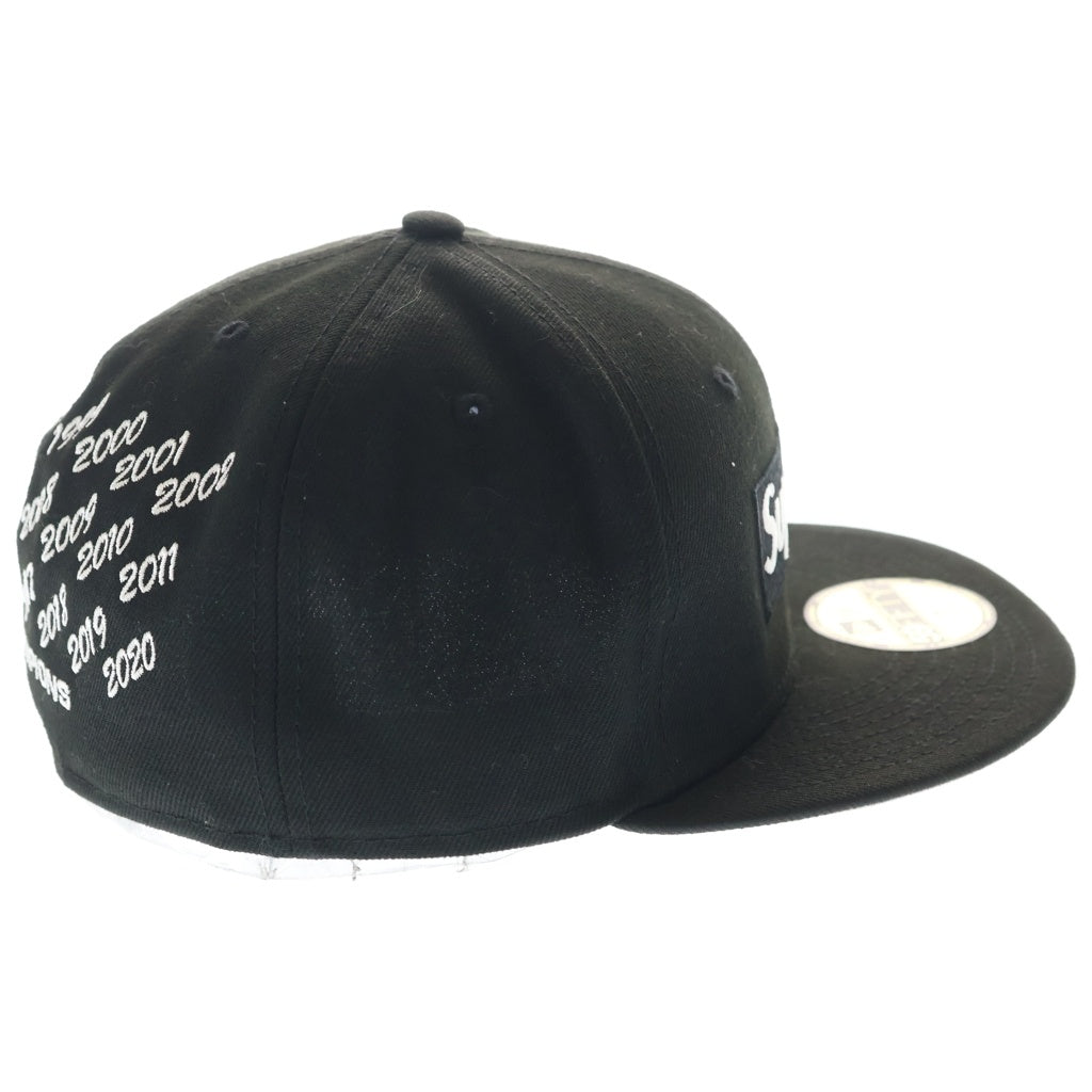 SUPREME(シュプリーム) ×New Era ニューエラ ボックスロゴ ベースボールキャップ 帽子 ブラック G2702012021