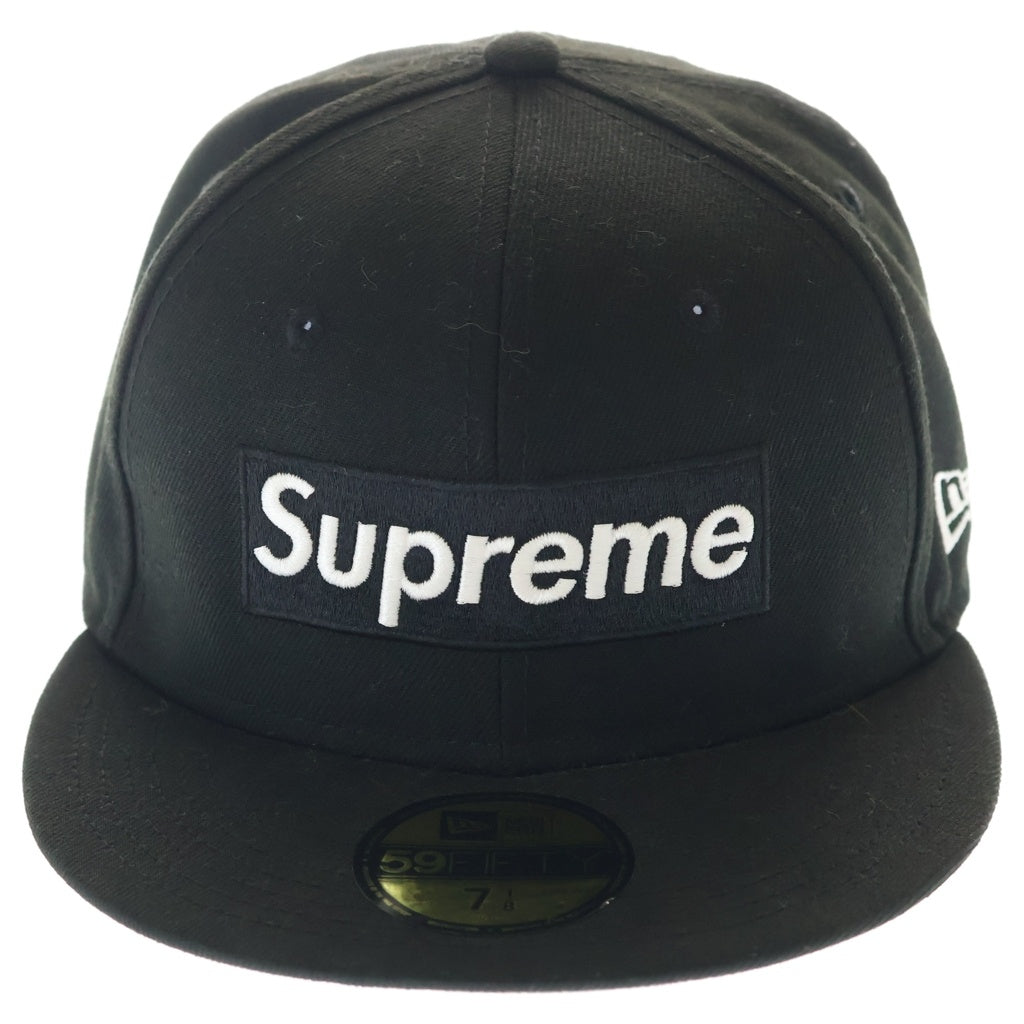 SUPREME(シュプリーム) ×New Era ニューエラ ボックスロゴ ベースボールキャップ 帽子 ブラック G2702012021