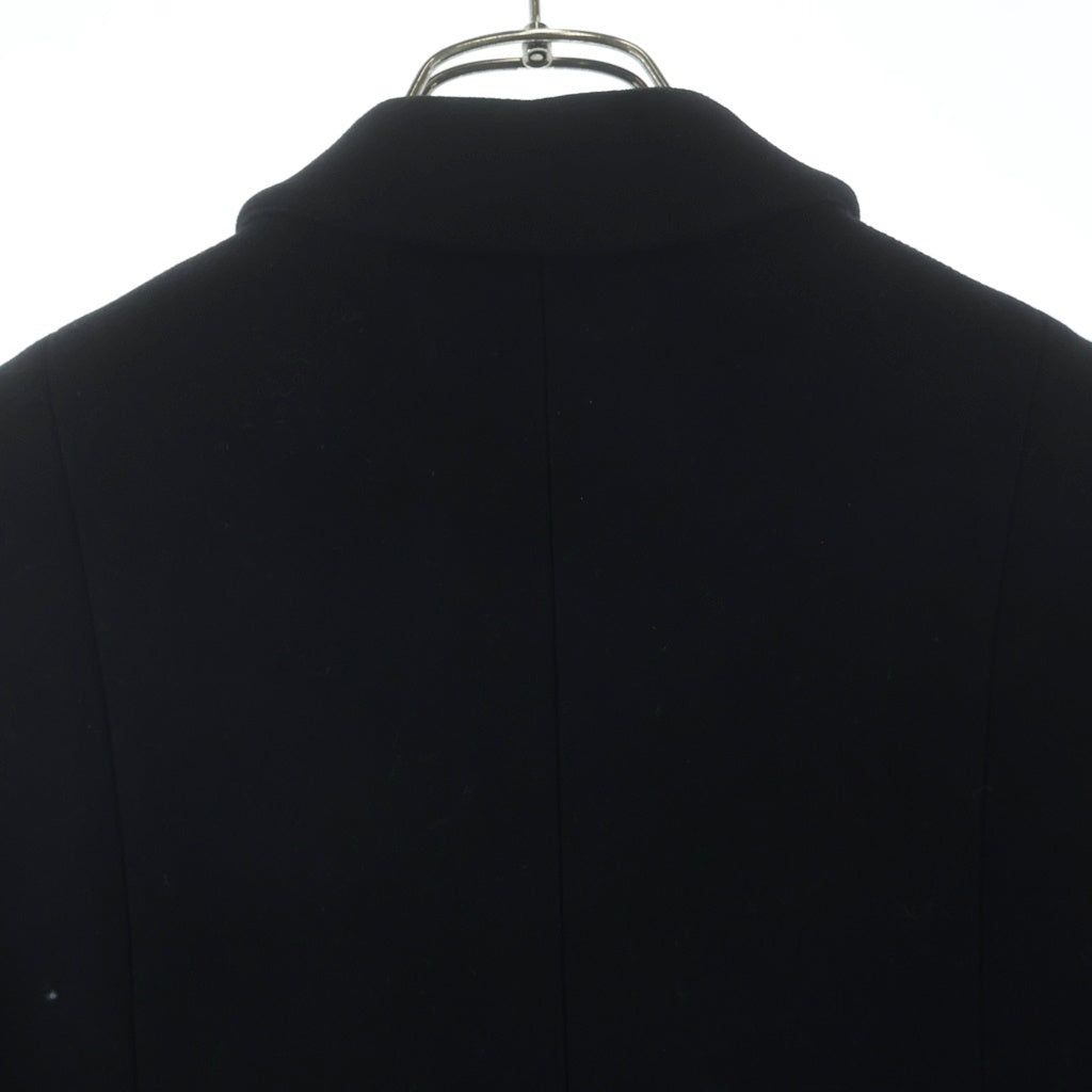 EMPORIO ARMANI(エンポリオアルマーニ) ウール ダブル チェスターコート ロングコート ブラック P2L10T P2602 レディース