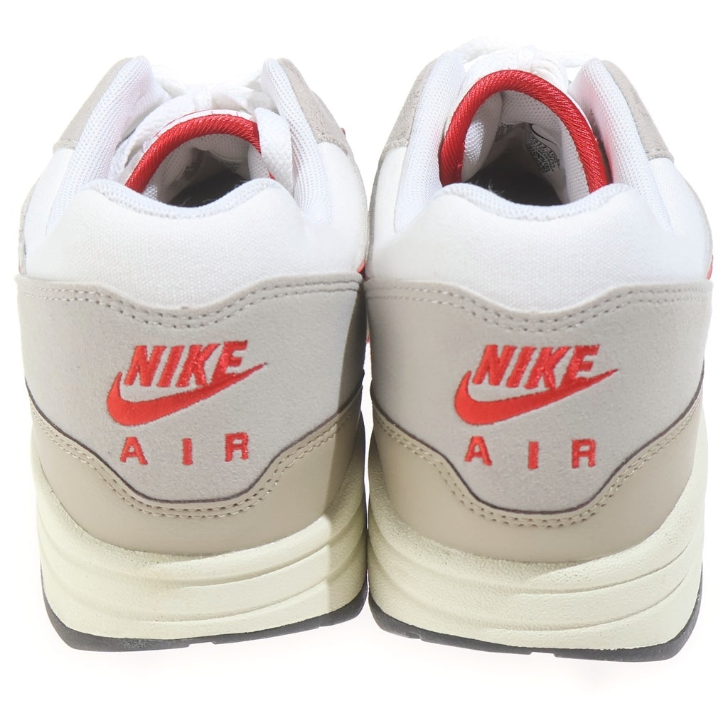 NIKE(ナイキ) エアマックス1 ローカットスニーカー ベージュ×レッド #29 HF4312-100