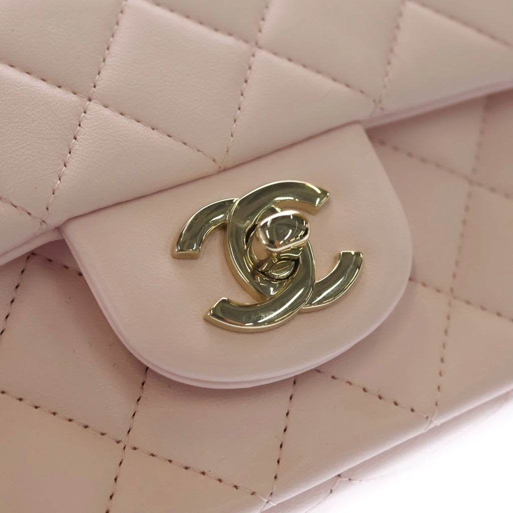CHANEL(シャネル) トップハンドル 2WAYバッグ ハンドバッグ ショルダーバッグ ピンク ラムスキン AS2431 ゴールド金具 レディース
