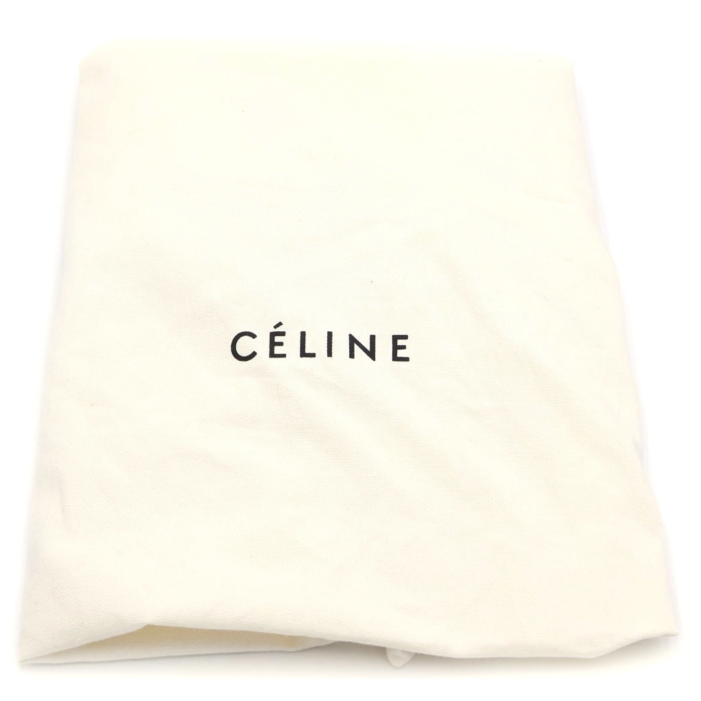 CELINE(セリーヌ) ベルトバッグ マイクロ レザー 2WAY ハンド ショルダーバッグ ゴールド金具 ブラック レディース