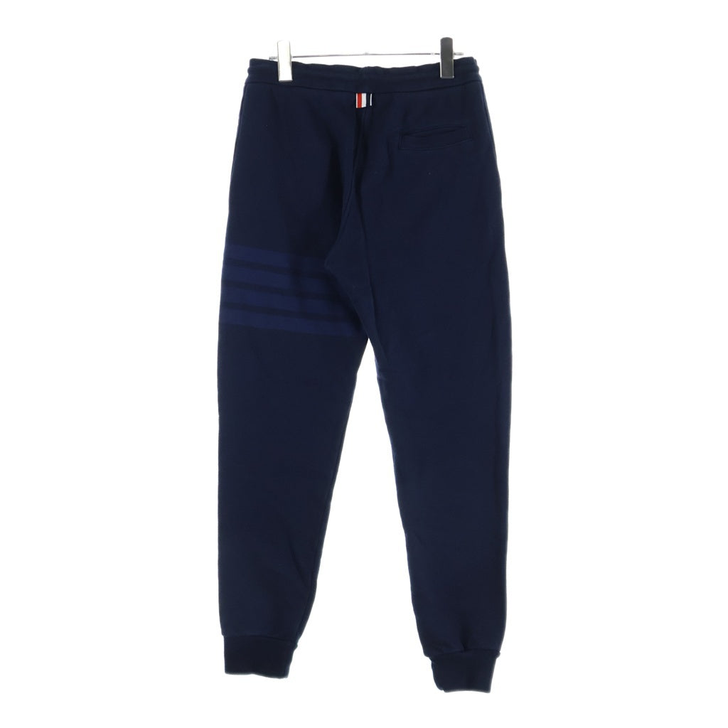 THOM BROWNE(トムブラウン) 4-Bar Sweatpants スウェット ジョガー ロングパンツ コットンネイビー MJQ008A-06910-415 レディース