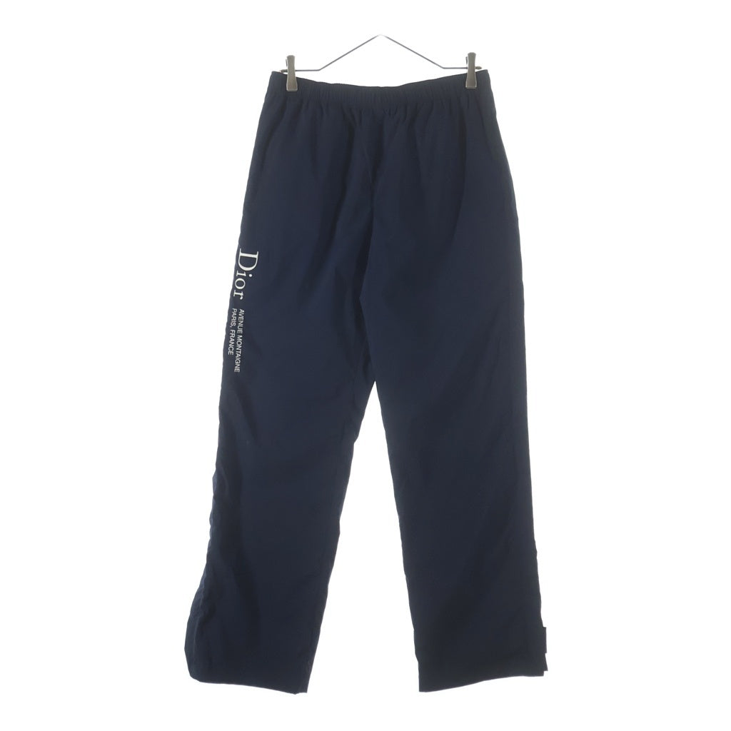 DIOR(ディオール) モンテーニュ ジョギング ナイロンパンツ ロゴ刺しゅう サイドジップ ネイビー 683C151A2031 レディース