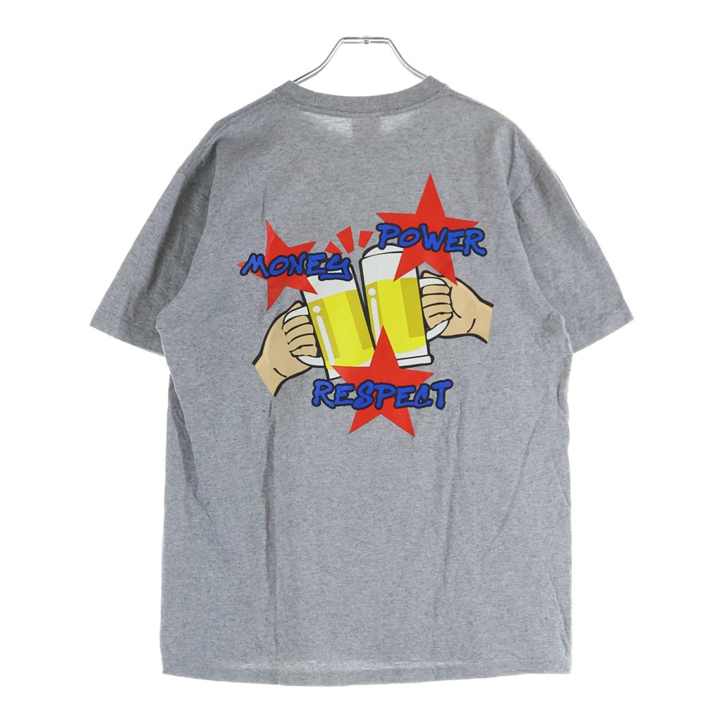 SUPREME(シュプリーム) バックプリント半袖コットンTシャツ グレー #S