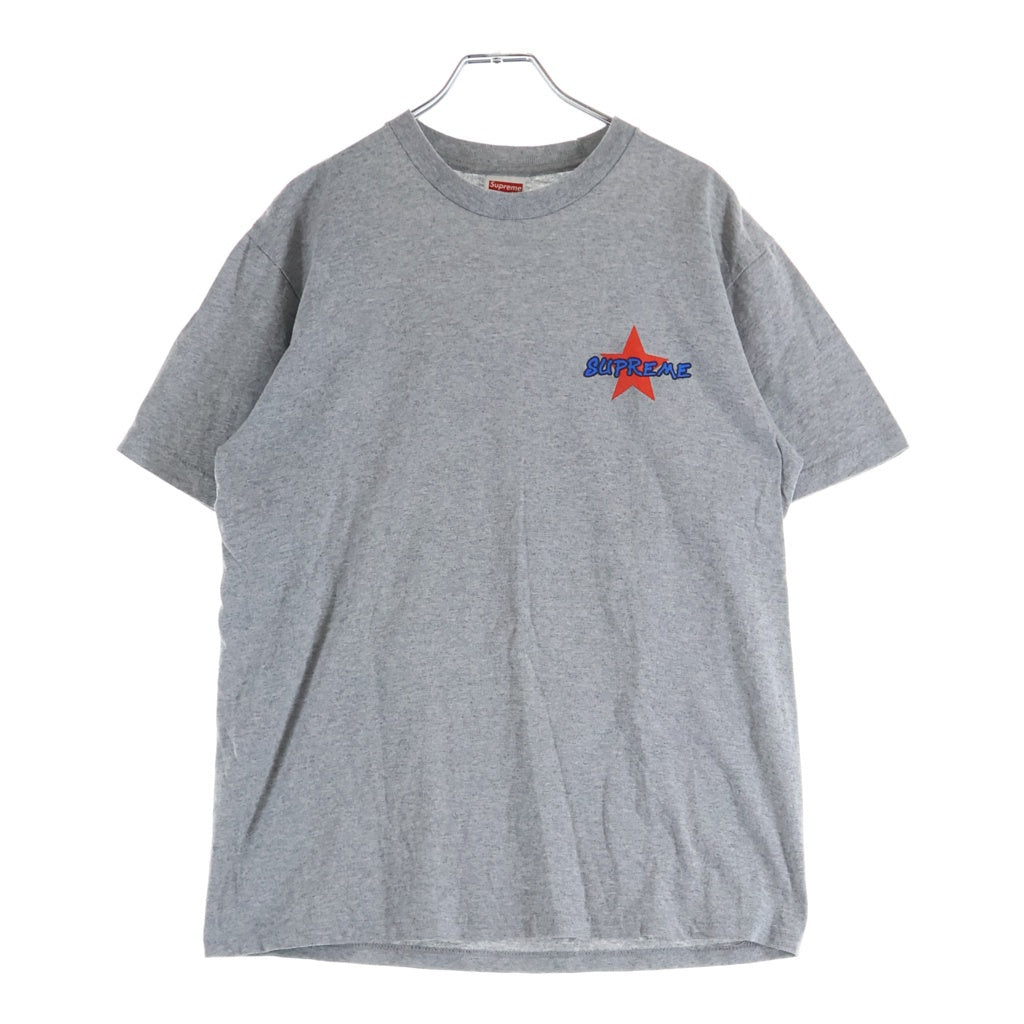 SUPREME(シュプリーム) バックプリント半袖コットンTシャツ グレー #S