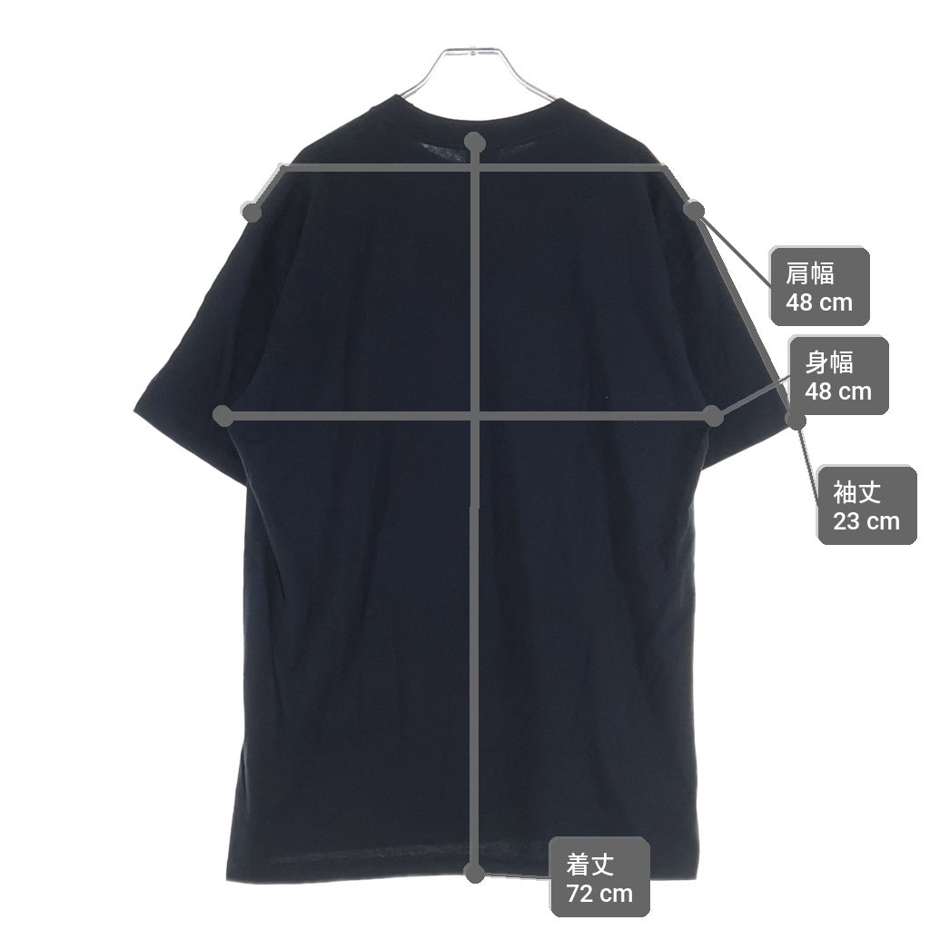 SUPREME(シュプリーム) ×ヨウジヤマモト フロントプリント Tシャツ ブラック #M