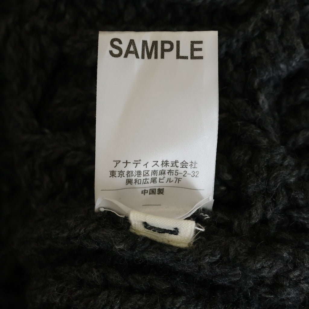 NO BRAND(ノーブランド) ハー ハンドニットプルオーバー セーター グレー レディース