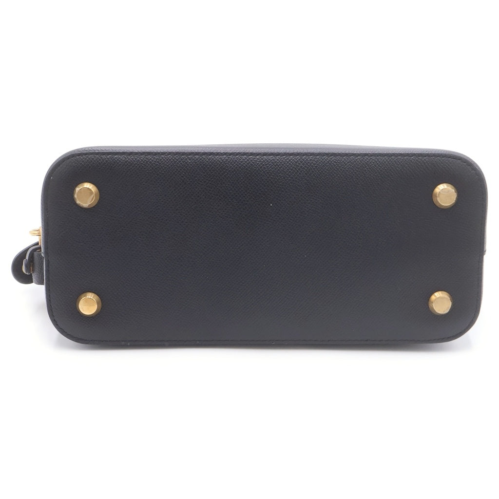 BALENCIAGA(バレンシアガ) ヴィルトップ 2WAYハンドバッグ ショルダーバッグ ブラック レザー 550645 ゴールド金具 レディース