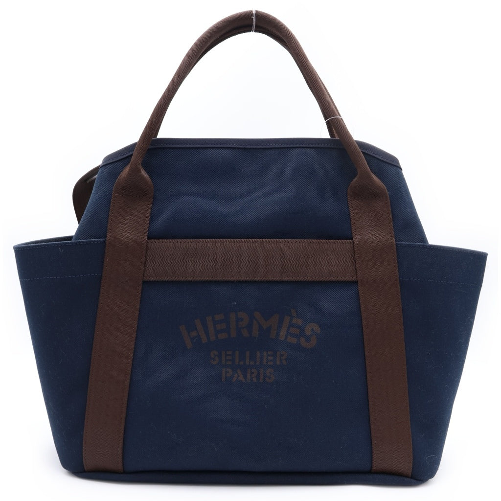 HERMES(エルメス) サックドパンサージュ トワルミリタリー/トワル 