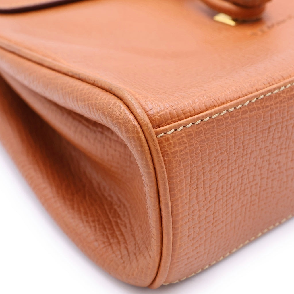 LOEWE(ロエベ) 2WAYハンドバッグ ショルダーバッグ ブラウン レザー レディース