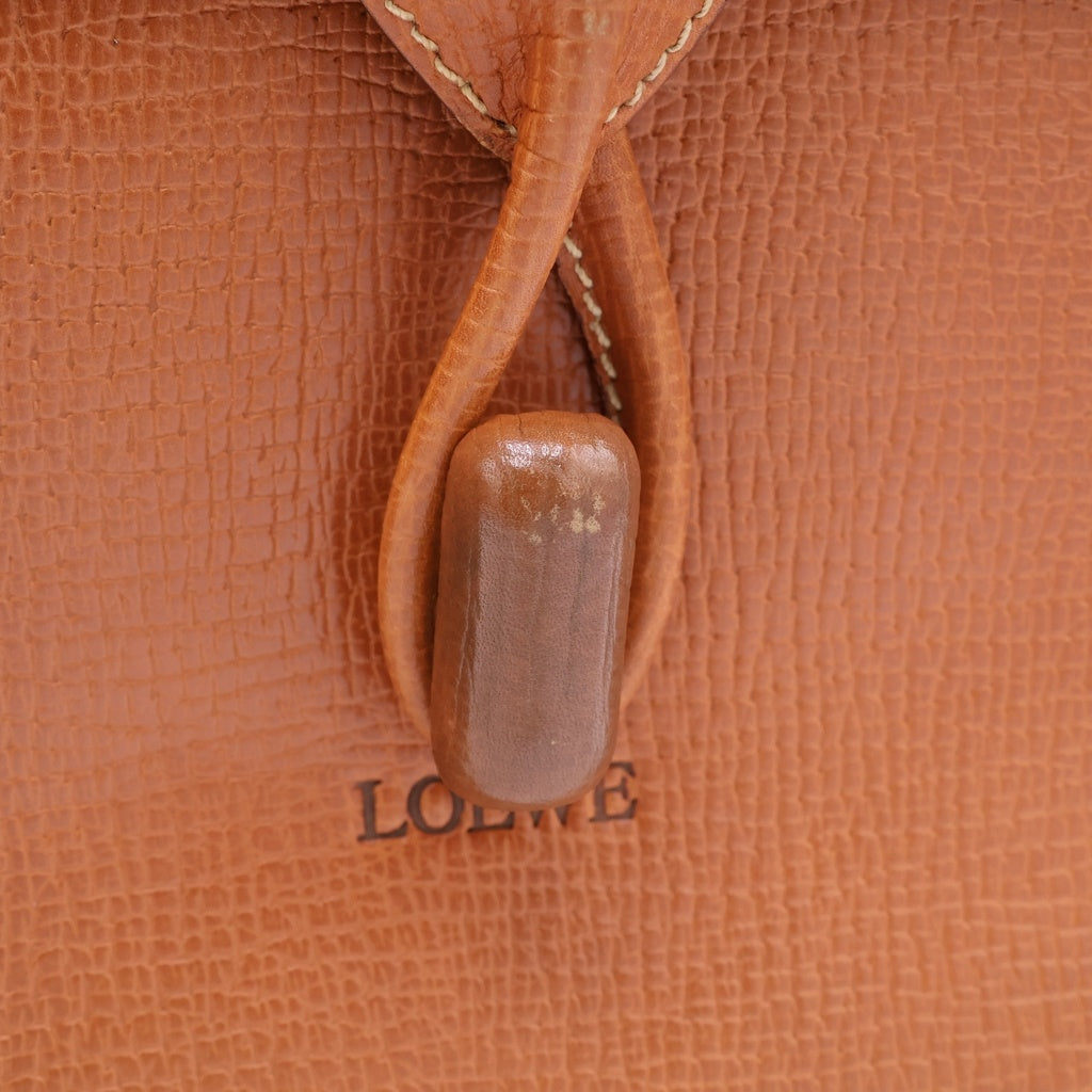 LOEWE(ロエベ) 2WAYハンドバッグ ショルダーバッグ ブラウン レザー レディース