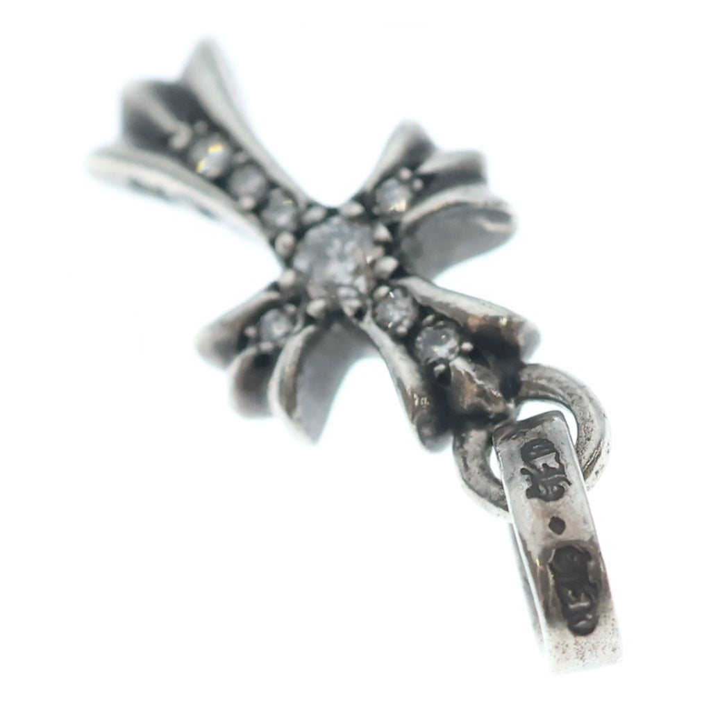 CHROME HEARTS(クロムハーツ) CRS BBYFAT P DMND ベイビーファットクロス PAVEダイヤ ペンダントトップ シルバーBCA234