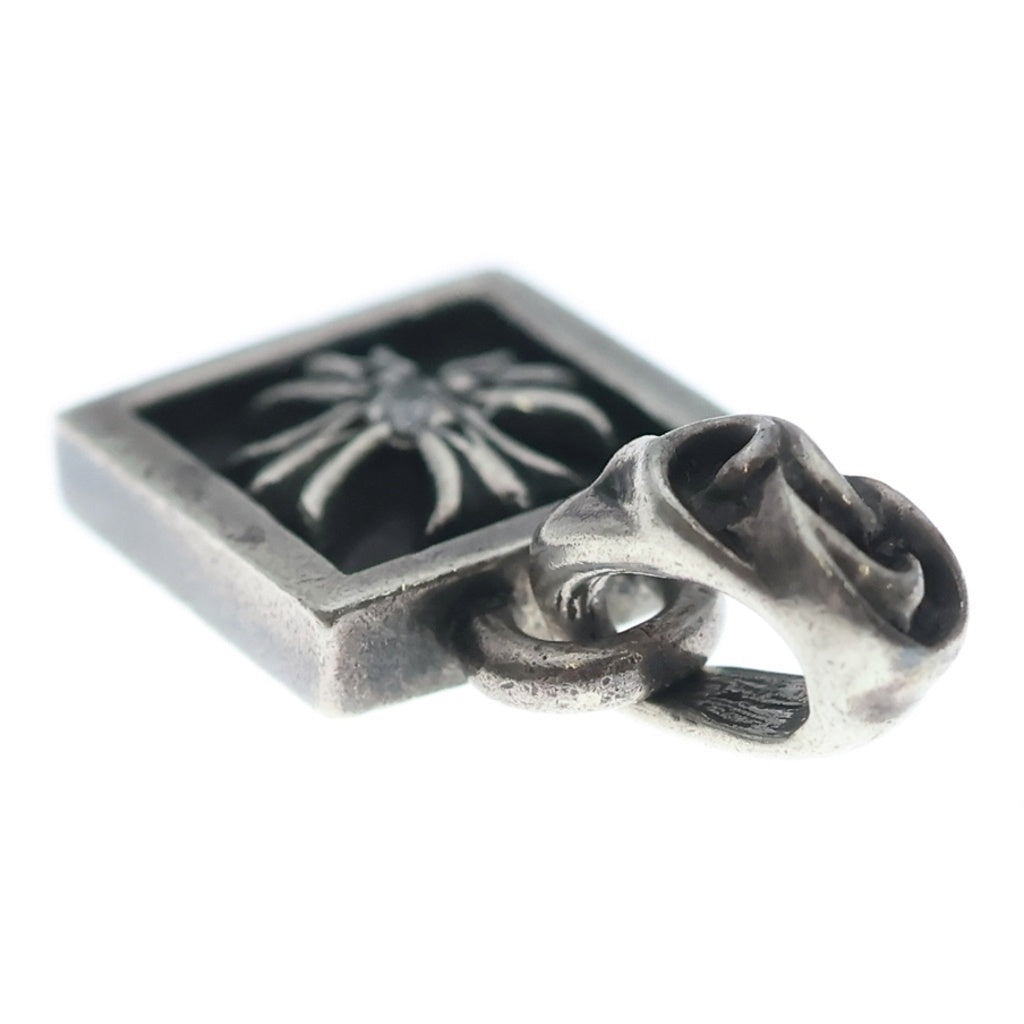 CHROME HEARTS(クロムハーツ) FRAMED CH PLUS 1DIA フレームドCHプラス 1ダイヤ チャーム ペンダントトップ シルバー